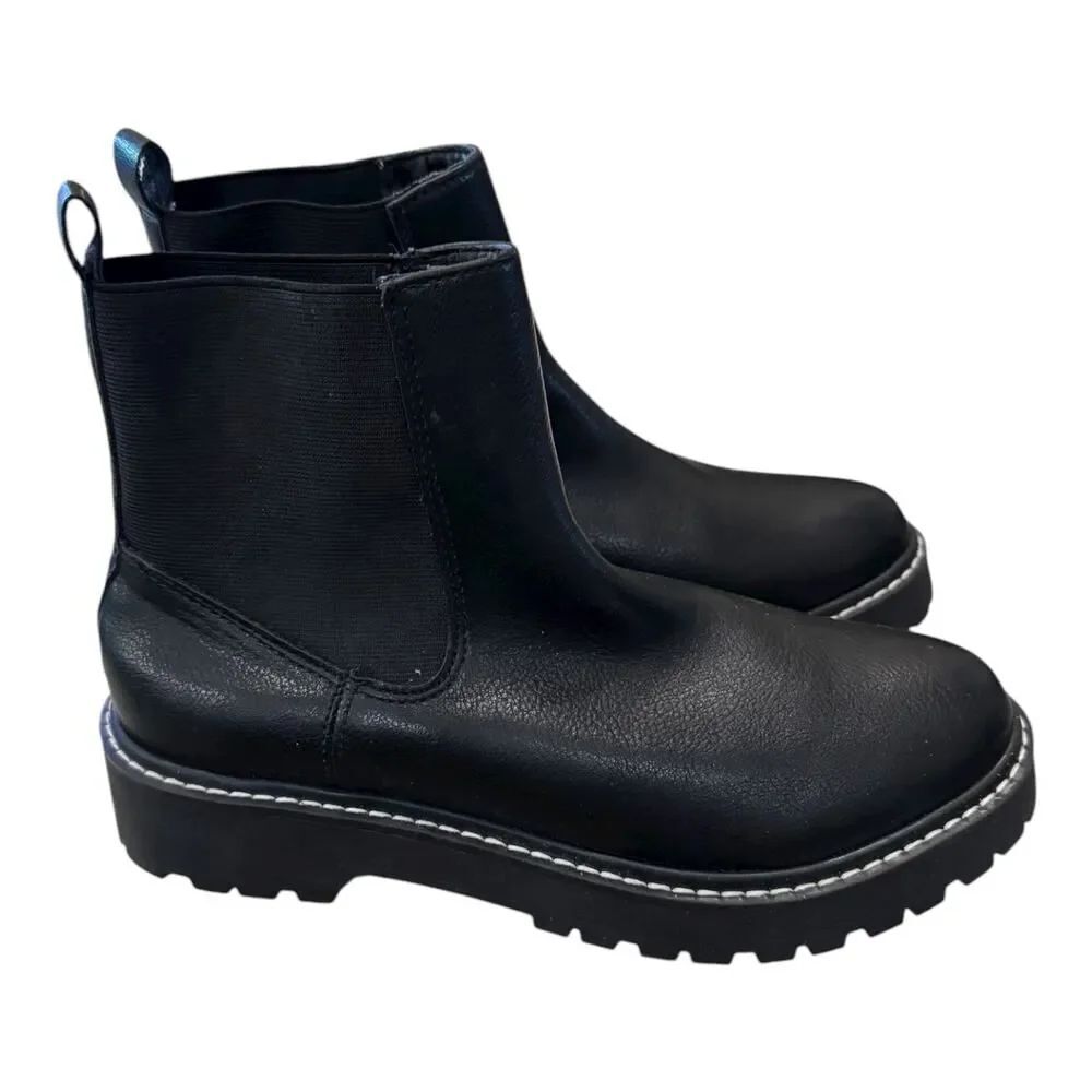 DV by Dolce Vita Women’s Lobera Chelsea Slip-on Black Boots 7
